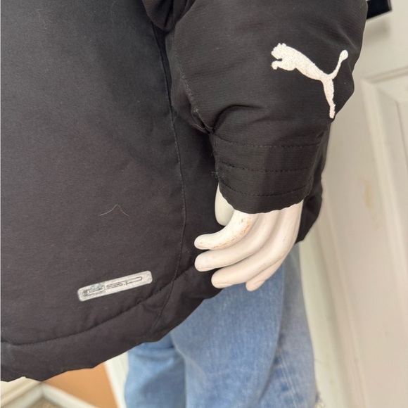 Puma Vintage Performance Jacket Black and White Full-Zip Size Medium - Picture 7 of 17